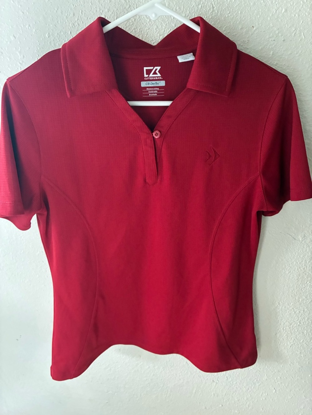 Cutter & Buck CB DryTec Red Polo